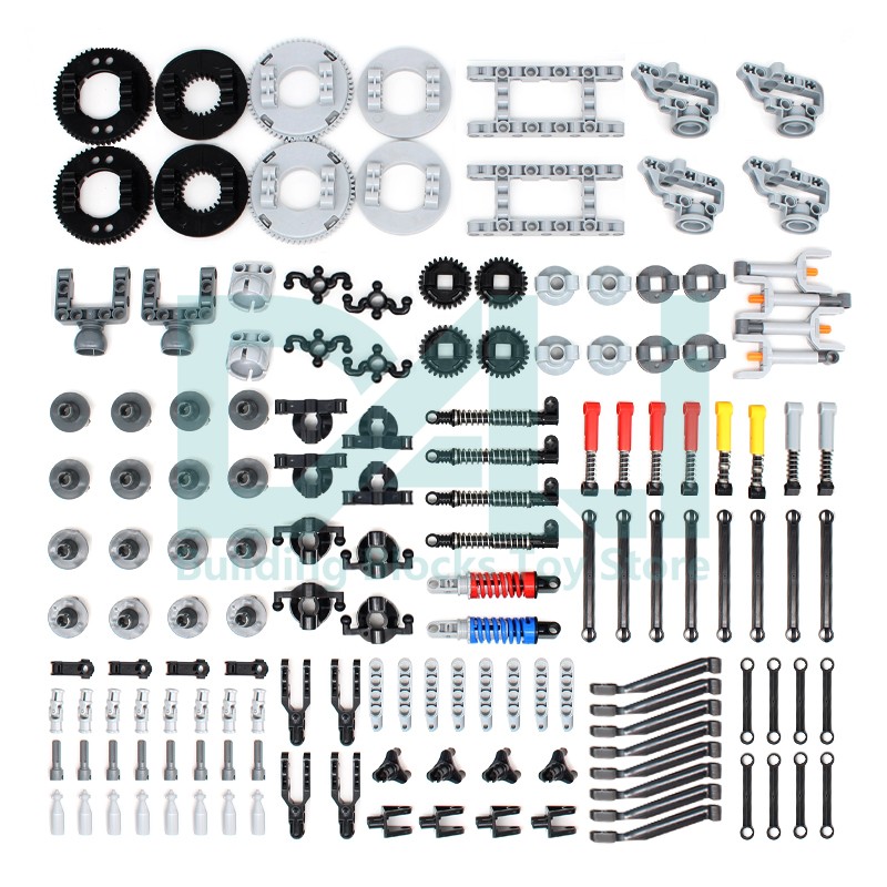 Tech Gear Accessories - 148Pcs MOC Technical Parts Gear Link