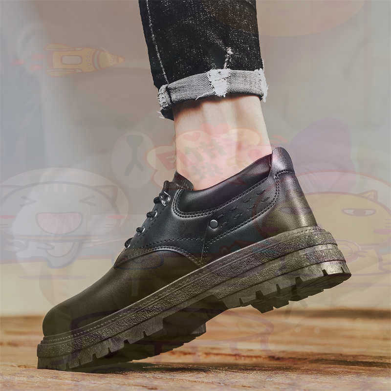 Tech Accessories Wholesale - Dark Natural Leather Fashion Trainers Tennis