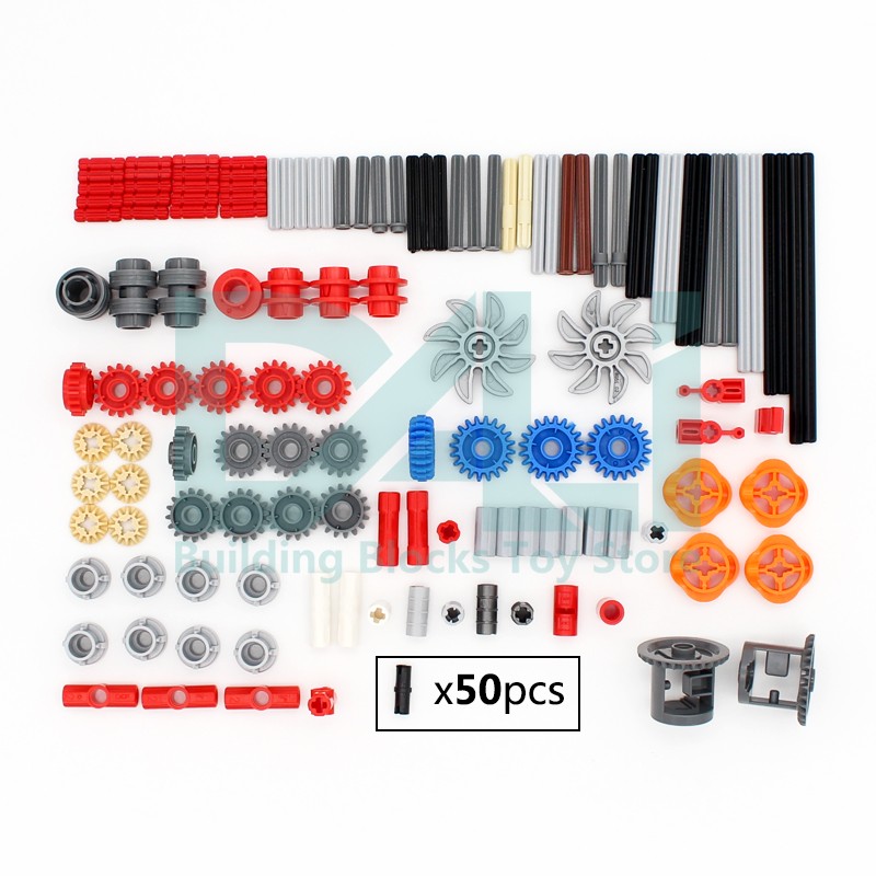 Tech Gear Accessories - 181Pcs MOC Technical Parts Pin Axle