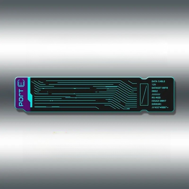 1PC Cyberpunk Tech Label Graph - огляд і ціна Tech Gear Accessories