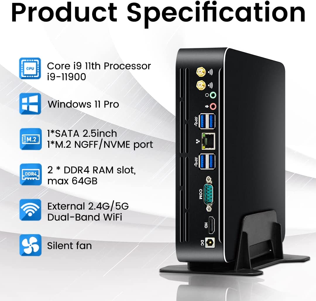 Partaker 11th Gen Intel Mini P - огляд і ціна Intel Cpu Core I9
